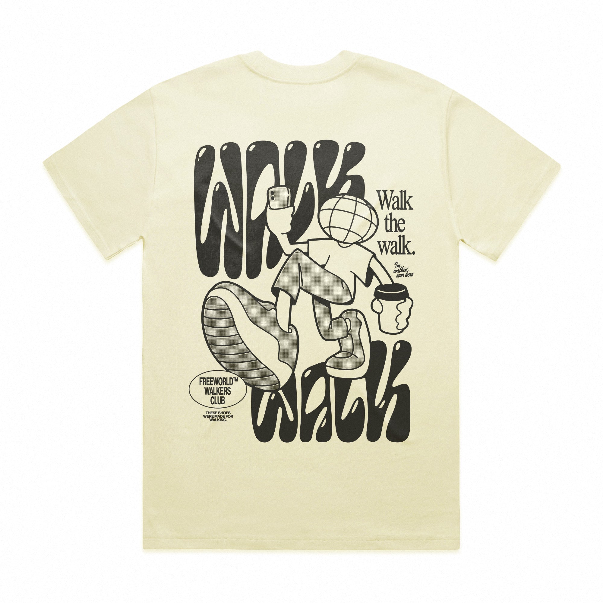 Walk the Walk Tee - Midnight/Butter
