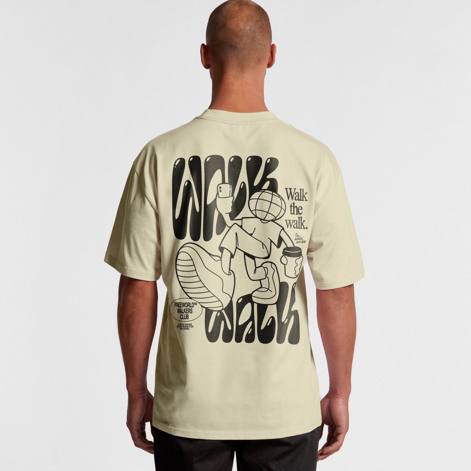 Walk the Walk Tee - Midnight/Butter