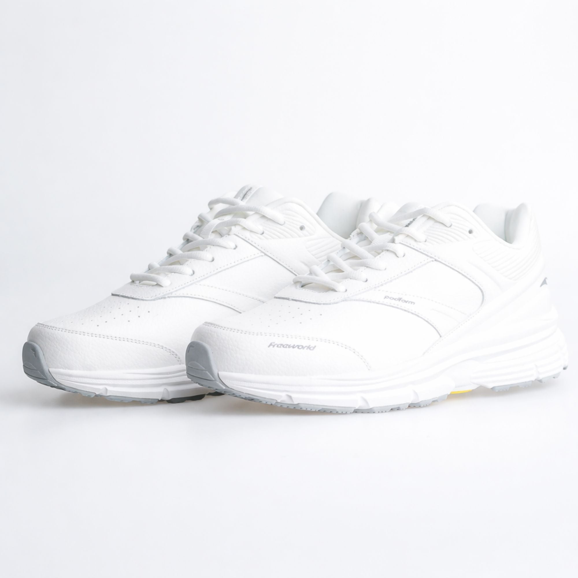 Podform Leather Lace Up - White