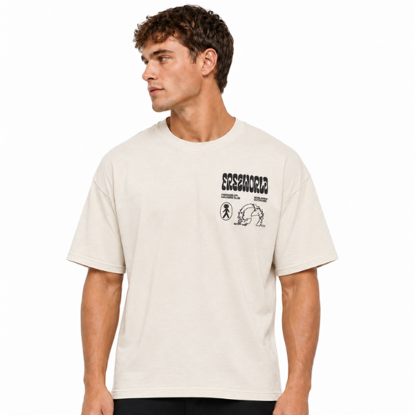 Walk the Walk Unisex Graphic Tee – Bone