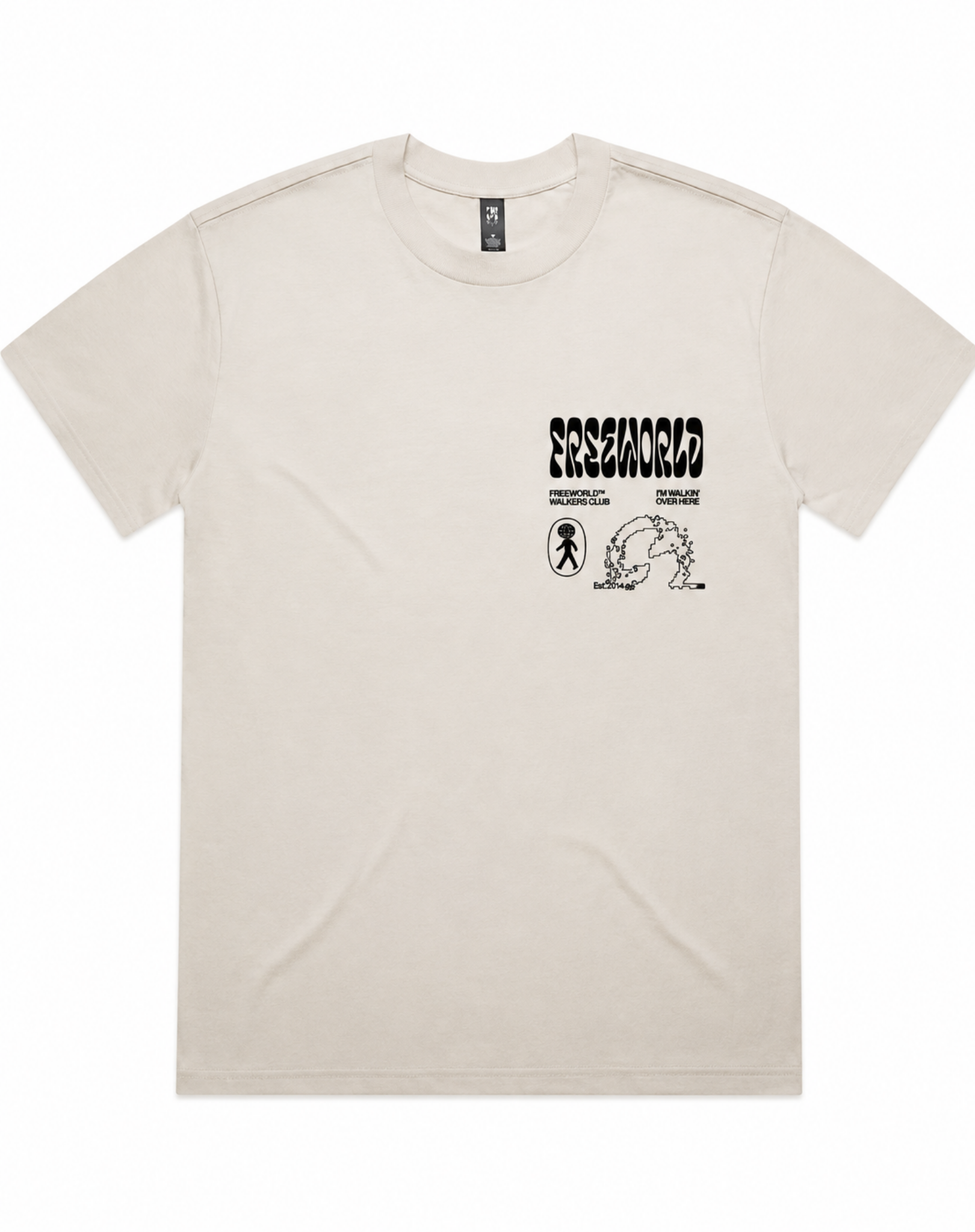 Walk the Walk Unisex Graphic Tee – Bone